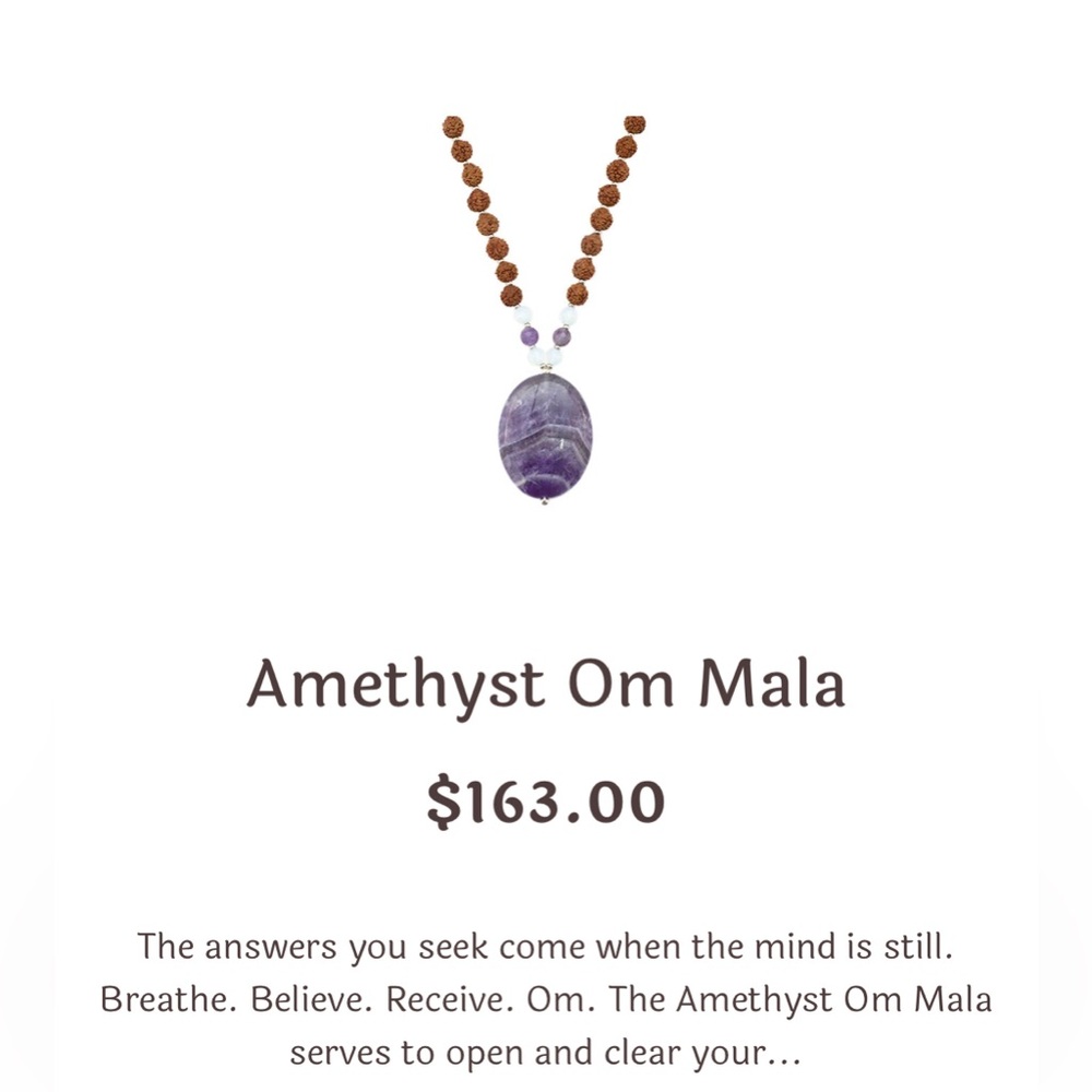 NEW! Tiny Devotions Purple and Brown Beaded Necklace 💜